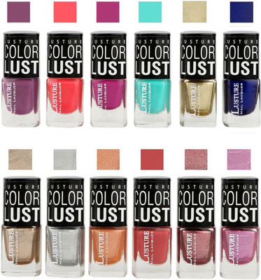 

Ramble Lusture Nail Polish Set 11 Multicolor(Pack of 12)