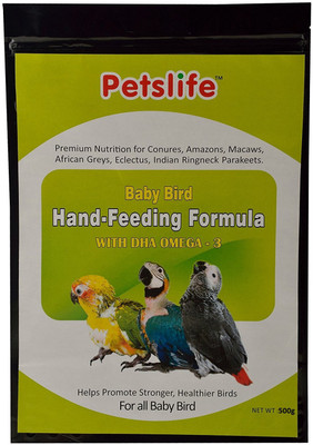 

ROYAL PET Petslife Hand-Feeding Formula 500g For All Baby Birds With DHA Omega-3 500 g Wet Bird Food