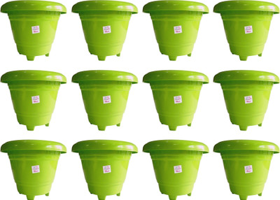 

Mopi Mopi HIGH GRADE PLASTIC LEG PLANTER (Plastic,orange,12 inch Plant Container Set (Pack of 12, Plastic) Plant Container Set(Pack of 12, Plastic)