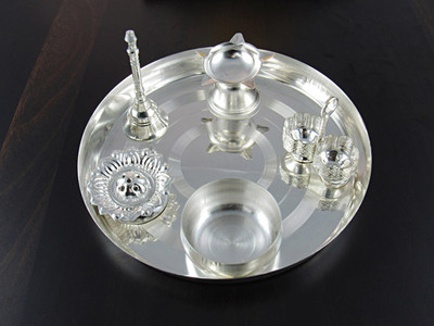 

GoldGiftIdeas 7PS Silver Plated(6 Pieces, Silver)