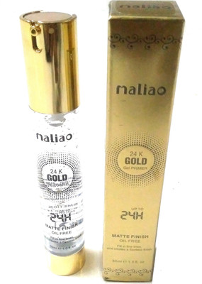 maliao gel base primer Primer  - 30 ml(transparent gold crytals)
