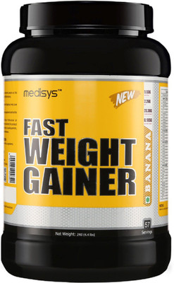 

Medisys Fast Weight Gainer - Banana - 2Kg Weight Gainers/Mass Gainers(2 kg, Banana)