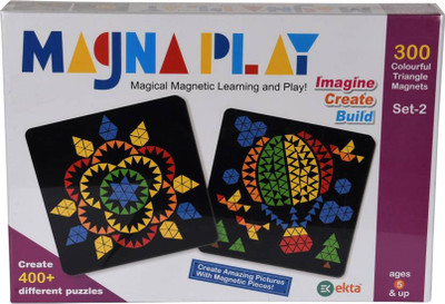 

P17 collection Magna Play Magical magnetic learning and play (Create 400+ Different Puzzles)(300 Pieces)