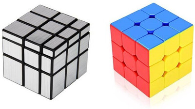 

Civil Magic Rubik Silver Mirror & 3x3 Combo Puzzle Cube Brainstorming Game Toy (2 Pieces)(2 Pieces)