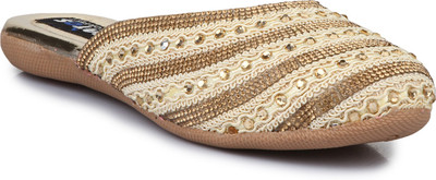 

Sapatos Women Gold Flats