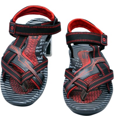 

FOOTSTAIR Men red black Sandals