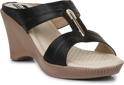Sapatos Women Black Wedges