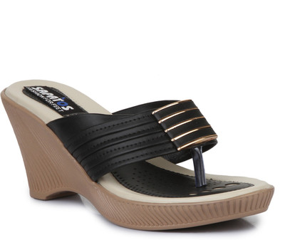 Sapatos Women Black Wedges