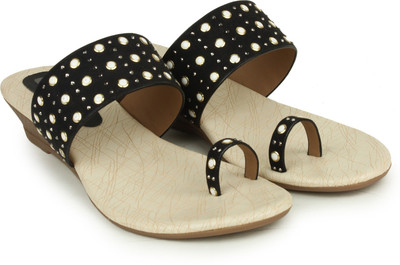 

Shezone Women Black Wedges