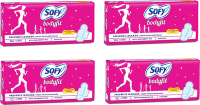

Sofy Body fit Regular 8 pad Sanitary Pad(Pack of 4)