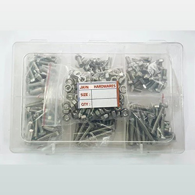 

Generic Stainless Steel Trimmed Hex Head Machine Screw(5 mm Pack of 240)
