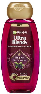 

Garnier New Ultra Blends Heena & Blackberry, Nourshing Shine Shampoo(180 ml)