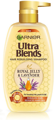 

Garnier New Ultra Blends Royal Jelly & Lavender, Anti Hairfall Shampoo(640 ml)