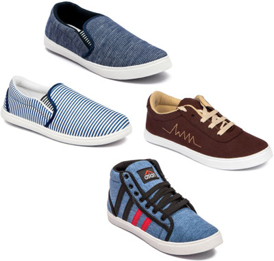 

Asian Men Casual & Running Shoes Combo Pack of 4 Casuals For Men(Multicolor