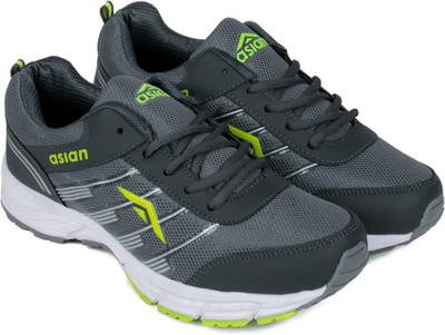 

WILTO M-05 Grey Green Running Shoes,Training Shoes,Gym Shoes,Phylon Shoes,Badminton Shoes Running Shoes For Men(Grey, Green