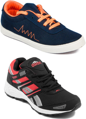 

Asian Men Casual & Running Shoes Combo Pack of 2 Casuals For Men(Multicolor