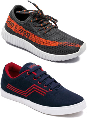 

Asian Men Casual & Running Shoes Combo Pack of 2 Casuals For Men(Multicolor