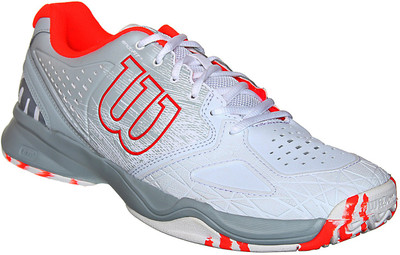 

Wilson Women s Kaos Comp Tennis Shoes For Women(White