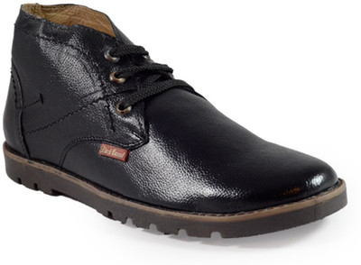 

MarcoUno BLACK COLOUR BOOTS Boots For Men(Black