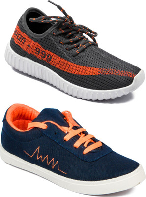 

Asian Men Casual & Running Shoes Combo Pack of 2 Casuals For Men(Multicolor