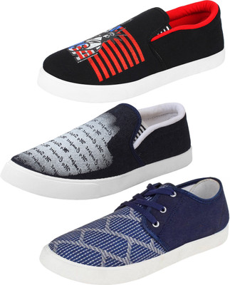 

Shoefly Multicolor Combo-(3)-692-720-654 Sneakers For Men(Multicolor