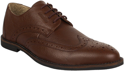 

SeeandWear Leather Brogue Formal Brogues For Men(Brown