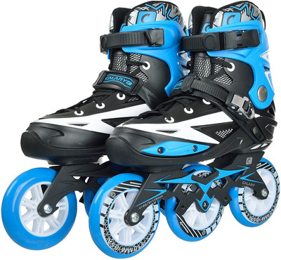 

Iris 110 mm Adjustable In-line Skates - Size 5 UK(Red, Black), Blue;black