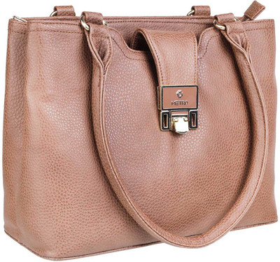 

Metro Women Casual Tan Rexine Shoulder Bag