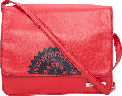 

Beloved Women Casual Red PU Sling Bag