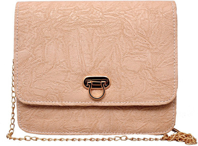 

Cindy Women Evening/Party Pink PU Sling Bag