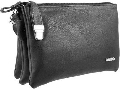 

Metro Women Casual Black Rexine Sling Bag