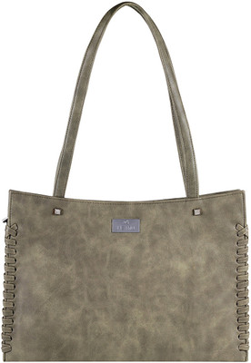 

Metro Women Casual Green Rexine Shoulder Bag