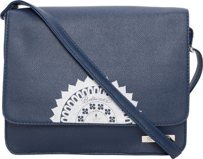 

Beloved Women Casual Blue PU Sling Bag
