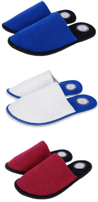 

92 MILES HOME SLIPPERS -PACK OF 3 PAIRS Slippers, Blue