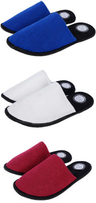 

92 MILES HOME SLIPPERS -PACK OF 3 PAIRS Slippers, Black