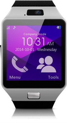

Essque Silver Smartwatch(Black Strap Regular)