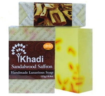 

Khadi Sandalwood Saffron Soap (Pack of 3 pc)(3 g, Pack of 3)