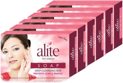 

Alite Deep Cleansing Soap for Acne & Pimples(75gm each)-[Pack of 6](450 g)