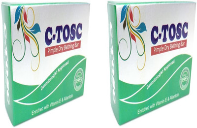 

C-Tosc Soap for Acne, Bathing Bar 75 gm (Pack of 2)(150 g)