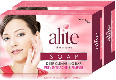 

Alite Deep Cleansing Soap for Acne & Pimples(75gm each)-[Pack of 2](150 g)