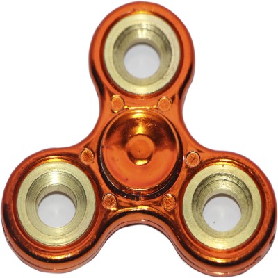 

Kraft Zine High Speed Fidget Spinner- Stylish New Arrival with Chrome Metal- Golden Rings-Brass Colour(Gold)