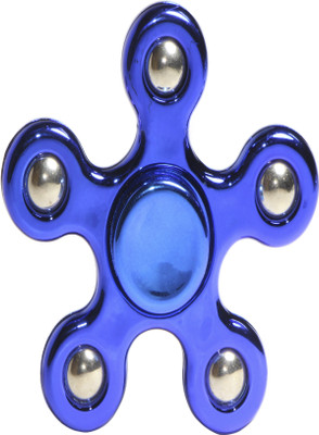 

Kraft Zine 5 Ball High Speeds Stylish New Arrival Metal Spinner- Metallic Blue Colour(Blue)