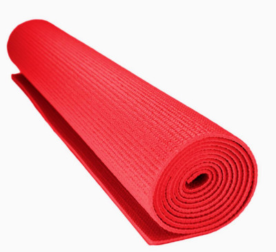 

zainmark Yoga Mat for Gym workout and flooring exercise Anti Slip Red 6 mm Yoga Mat
