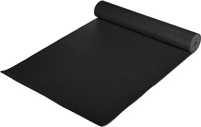 

zainmark Yoga Mat for Gym workout and flooring exercise Anti Slip Black 6 mm Yoga Mat