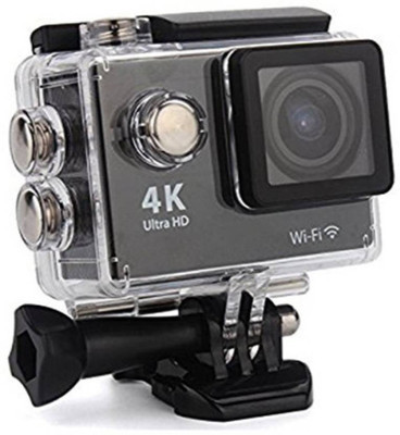 

Gentle E Kart Powershot 4K Ultra HD 12 MP WiFi Waterproof Digital Sports and Action Camera(Black, 12 MP)