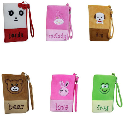 

Global Choice Set of Assorted Multipurpose Pouches (Any 3 pouches ) - 7 inch(Multicolor)