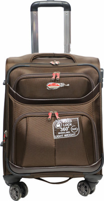 

ADISON ADTROLLYBAG20BROWN Expandable Cabin Luggage -  inch(Brown
