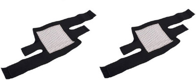 

ELEGANTSHOPPING Tourmaline Self Heating Knee pad Magnetic Therapy Knee Support Spontaneous Hot Belt Leg Foot Joint (Set of 2 Pair) Knee Support(Black