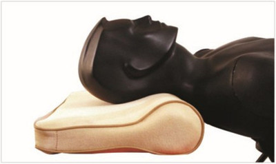 

IGR Cervical Pillow (Regular Rexin / Contoured) Universal Neck Support (Free Size, Beige)