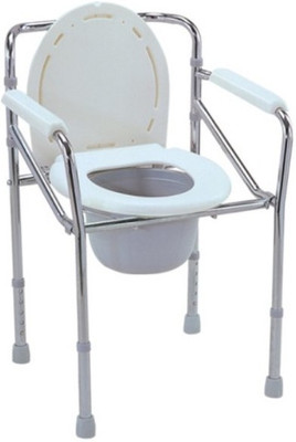 

IGR Commode Chair Folding SS (Super Deluxe) Lumbar Support (Free Size, White)